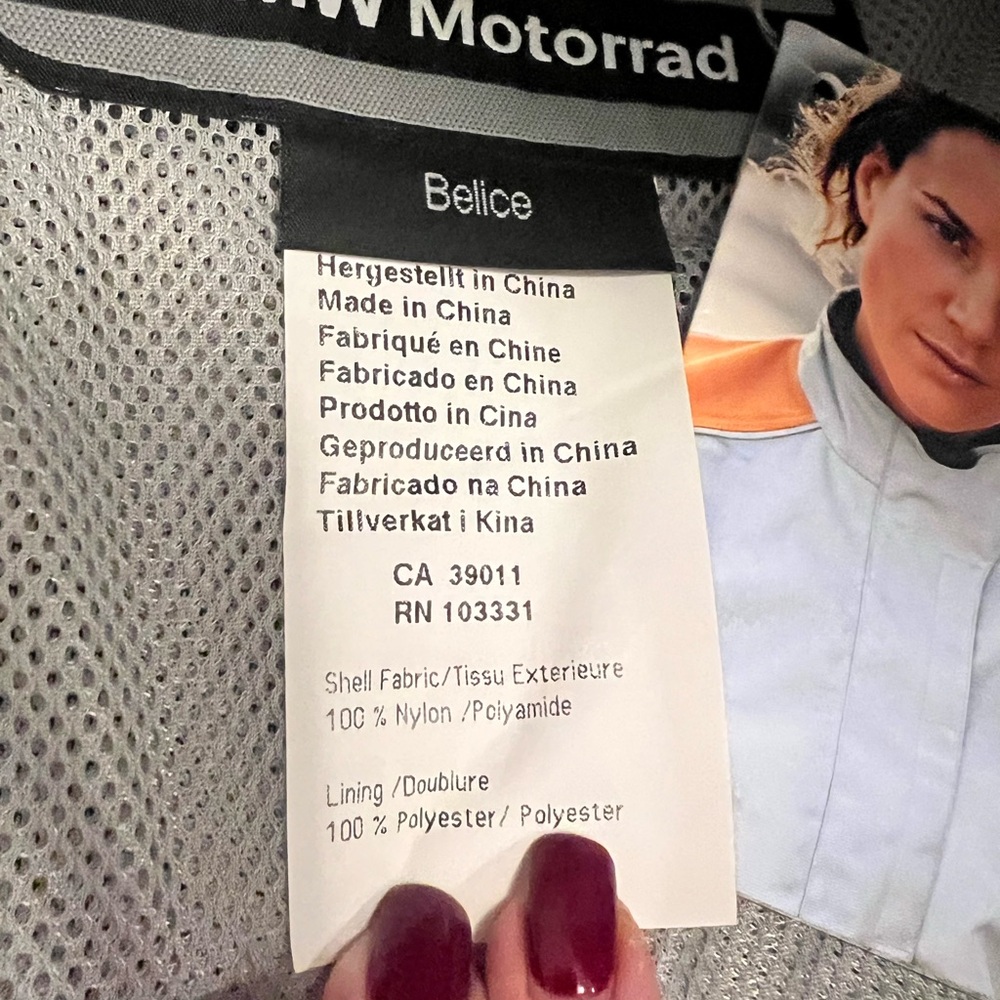New - Womens BMW Motorrad Belice Colorblock Motorcycle Riding - Picture 3 of 14